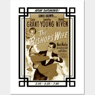 The Bishop's Wife Movie Poster (Sepia) Posters and Art